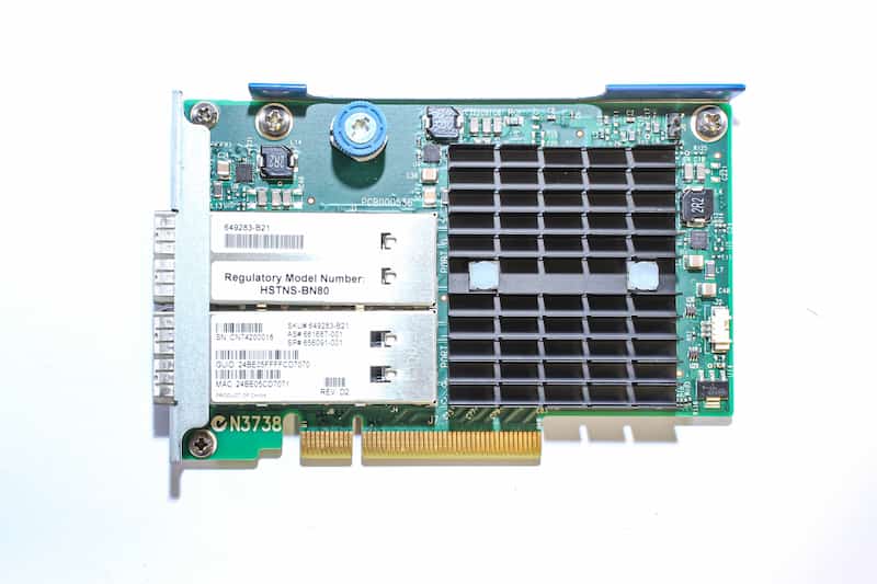 HP 665249-B21 - HP 560SFP+ 10Gb 2-Port PCI Ethernet Adapter(HP+LP