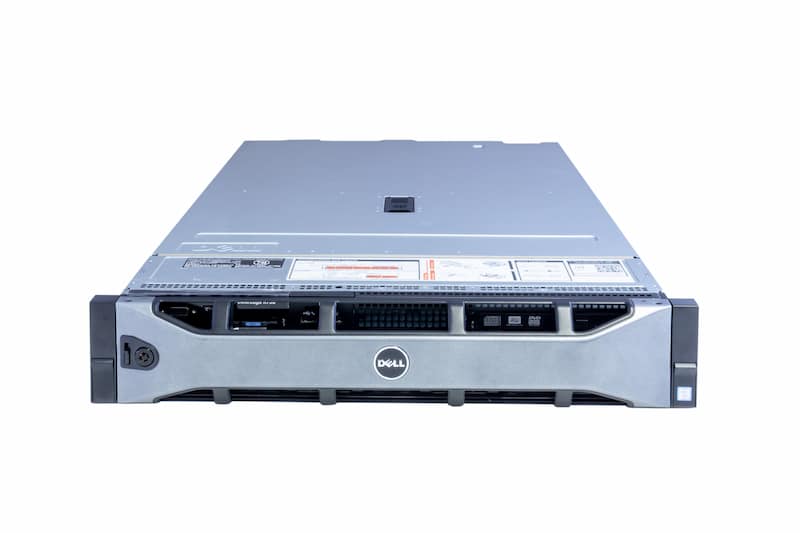 DELL R730, 2x E5-2667v4 3.2GHz, 8-Core, noRAM, noRAID, 8xLFF SATA, DVD-RW, 2x750W