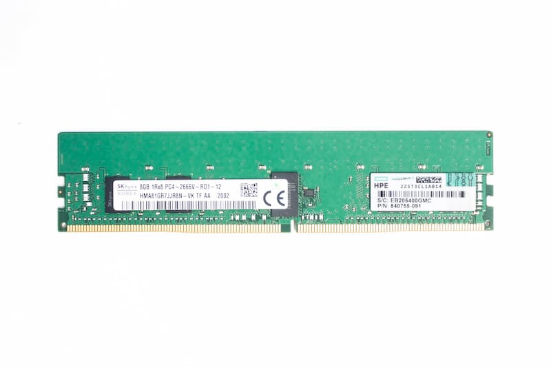 HPE RAM 8GB 1Rx8 PC4-2666V +- 850879-001