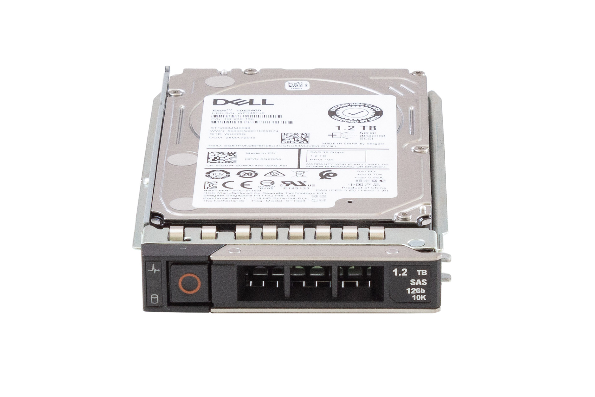 DELL HDD 1.2TB 12G SAS 10k 2.5" in tray 0DXD9H Festplatte 