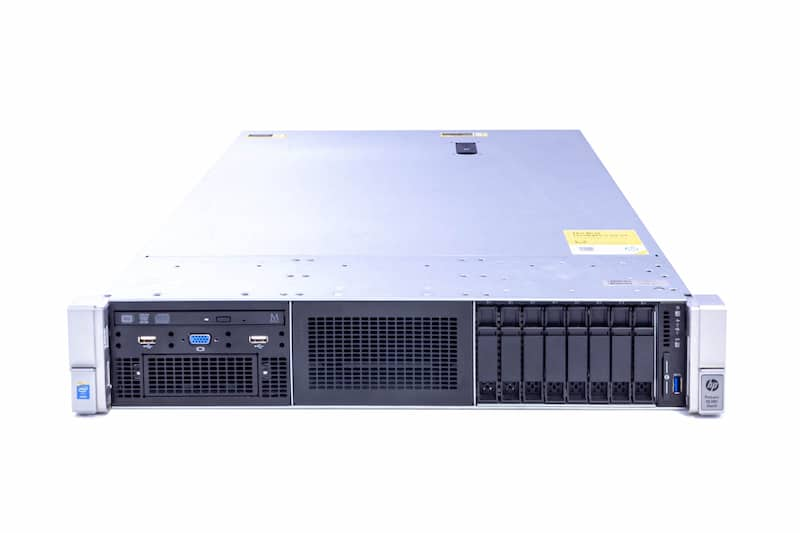 HPE DL380 Gen9, 2x E5-2650v3@2.30GHz, 10-Core, noRAM, 8xSFF, 2x PCI-Cage, DVD-RW, 2x800W