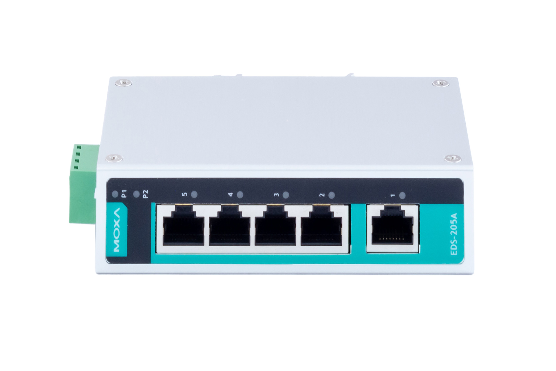 MOXA 5-Port 100Mbps EDS-205A Ethernet-Switch Unmanaged, RJ45