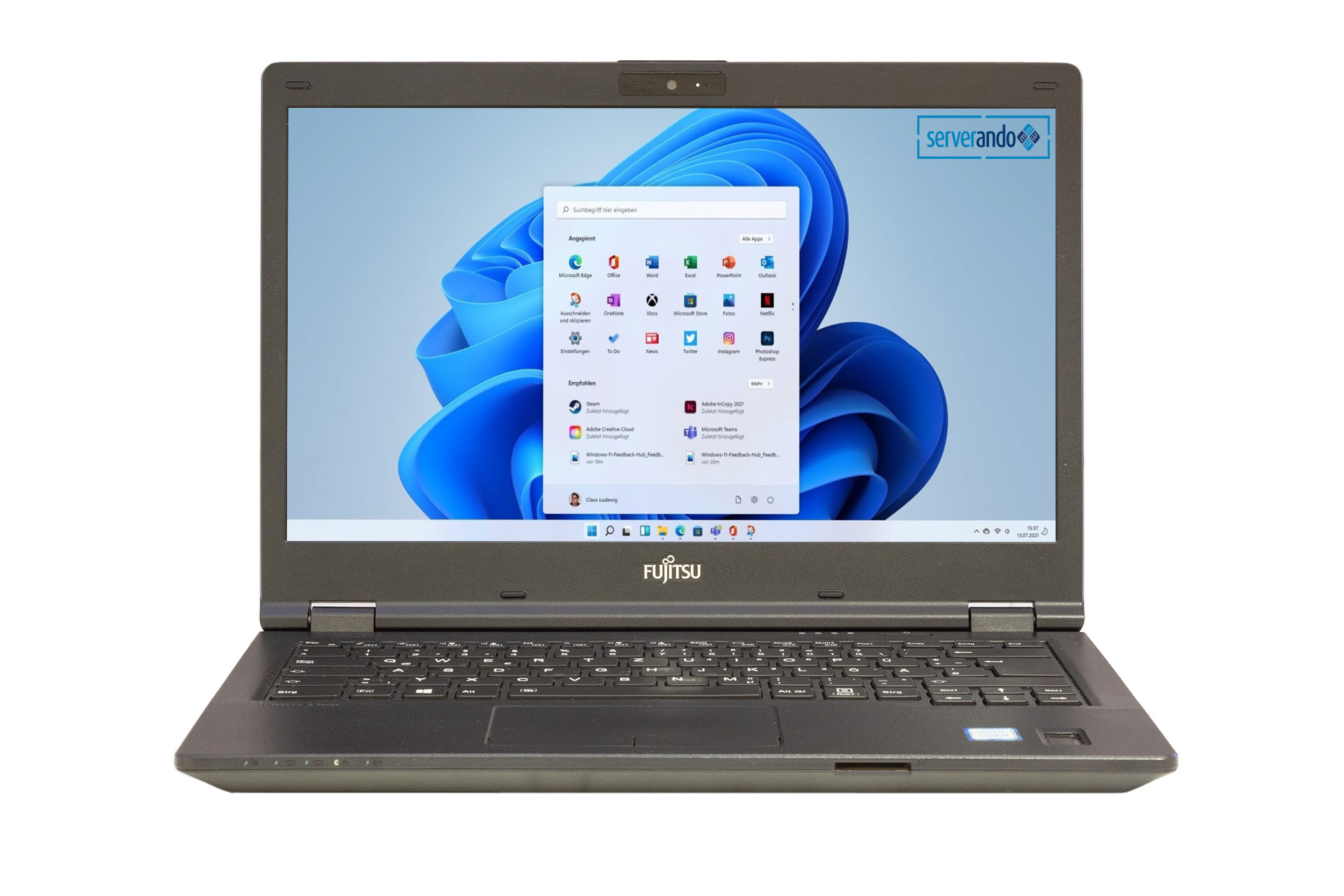 Fujitsu-Lifebook-E548-i5-8250U@1.60GHz-4-Core-8GB-PC4-14-256GB-SSD-Webcam-Win11Pro