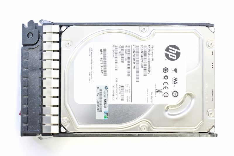 HPE HDD 1TB 6G SAS 7.2k 3.5 LFF DP MDL Festplatte 