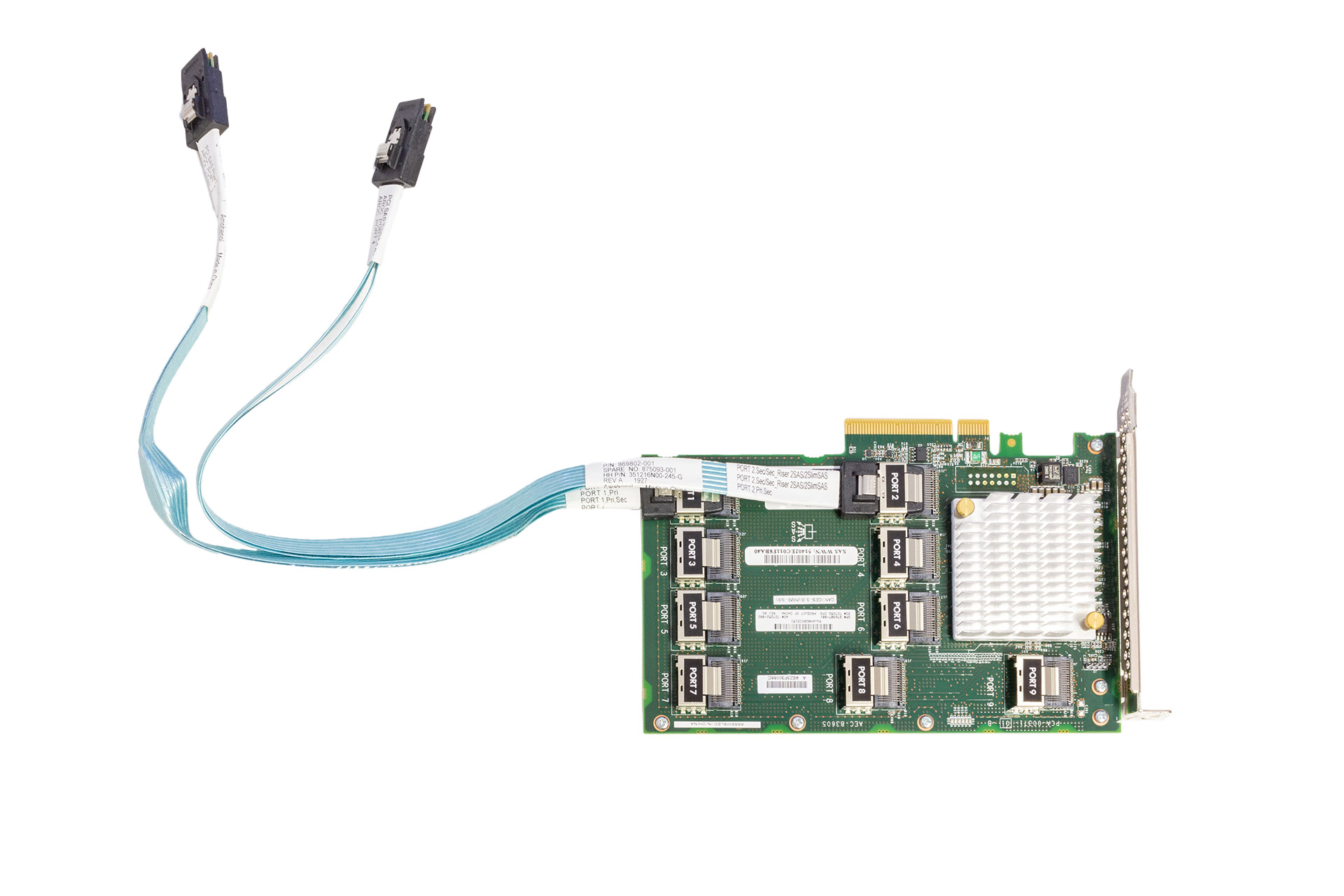 HPE SAS Expander Card 12G for DL380 Gen10 with cables