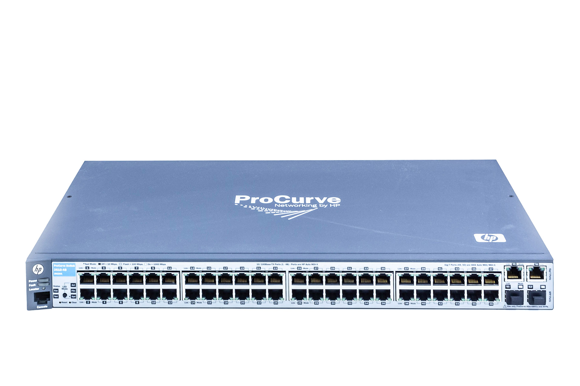 ProCurve Switch 2510-48, 48x 100MbE RJ45, 2x 1GBE RJ45/SFP