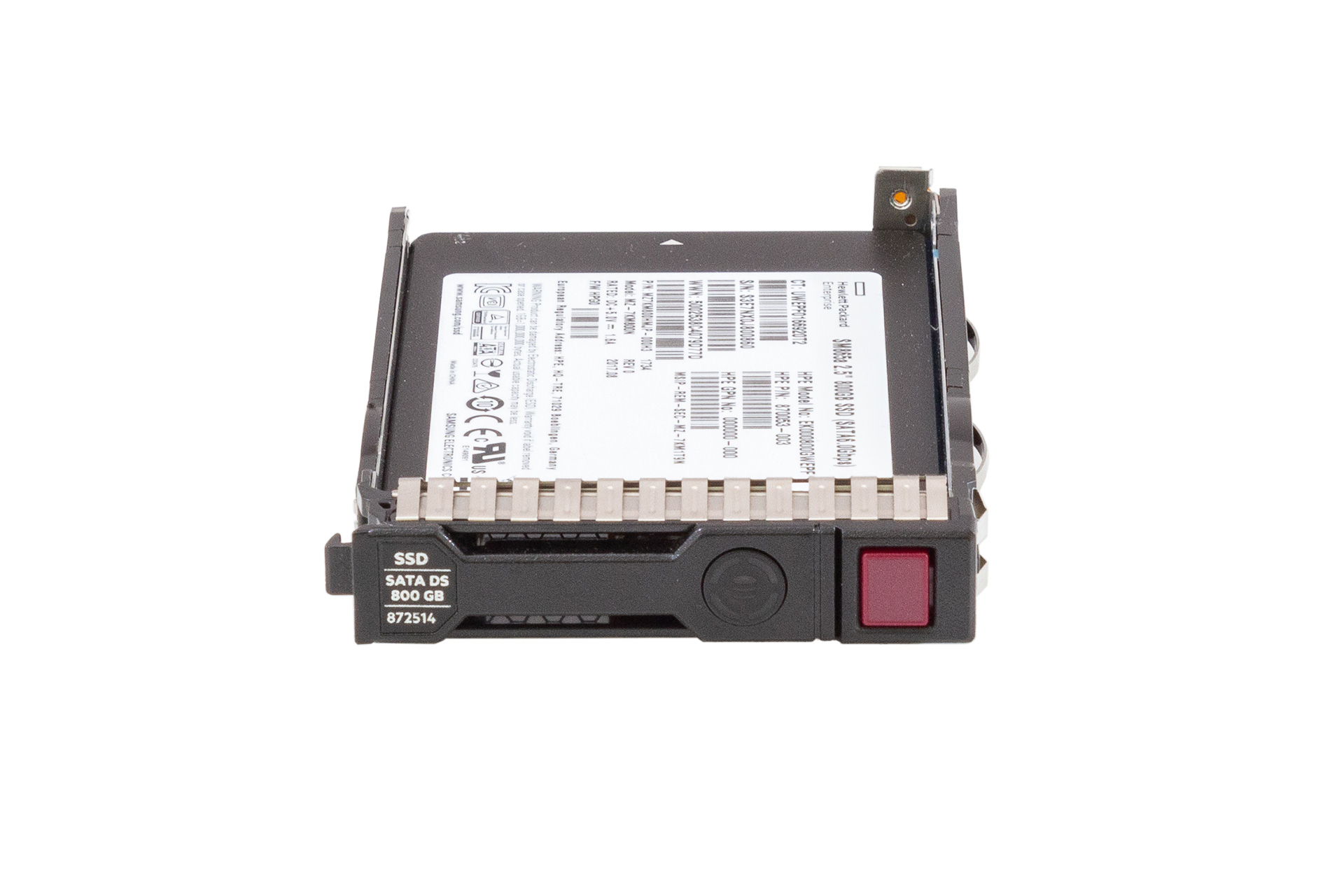 HPE SSD 800GB 6G SATA 2.5" SFF WI DS SC Festplatte