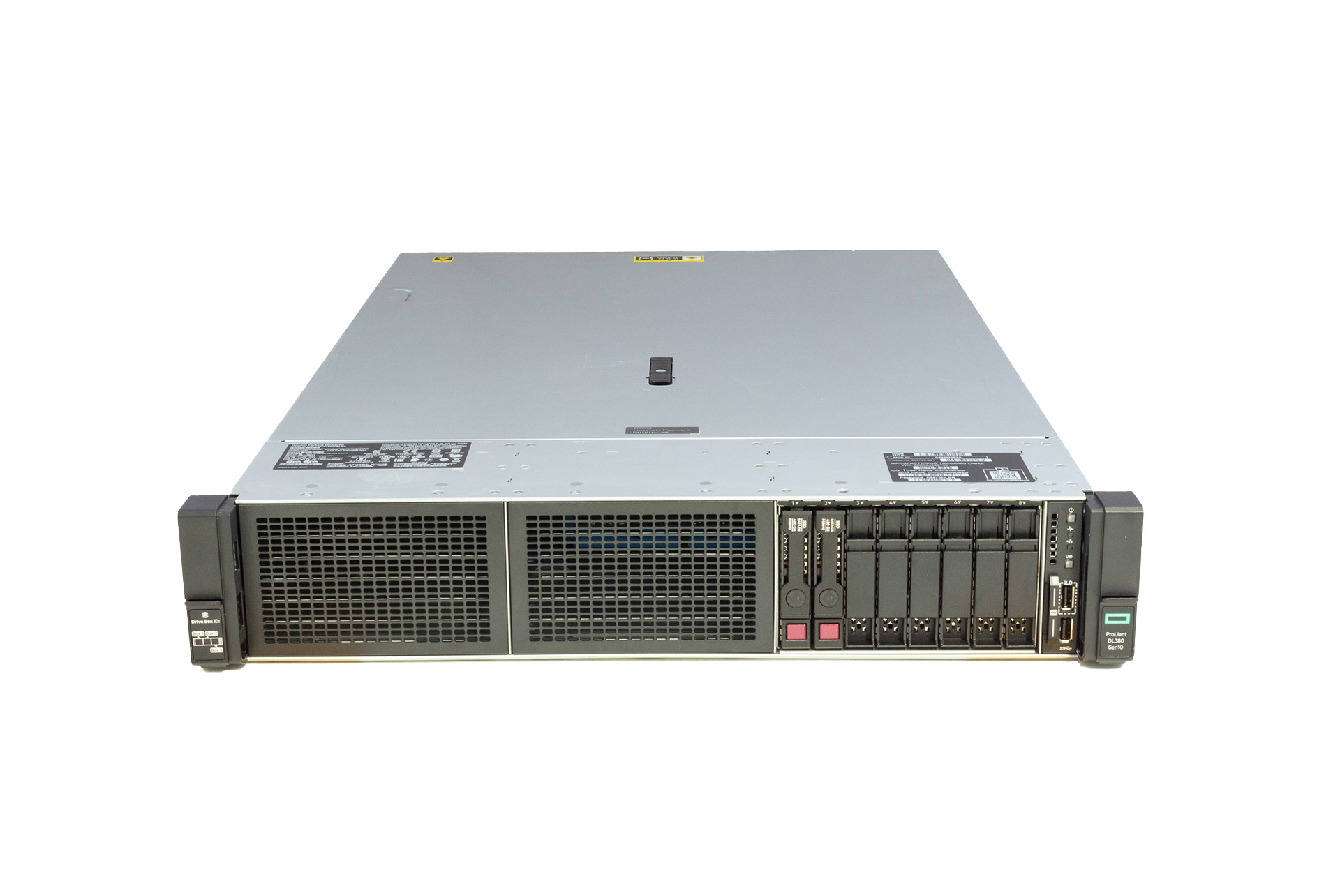 HPE ProLiant DL380 Gen10 Rack-Server, 1x Gold 6148 2.40GHz, 20-Core, 32GB RAM, 2x 300GB SAS (8xSFF), P408i