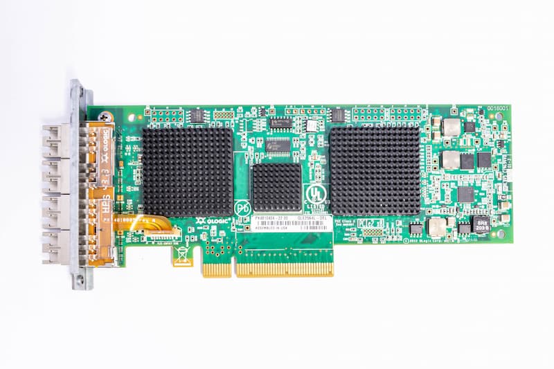 QLogic FC-HBA QLE2564L 8GB PCI-E x8 QP LP