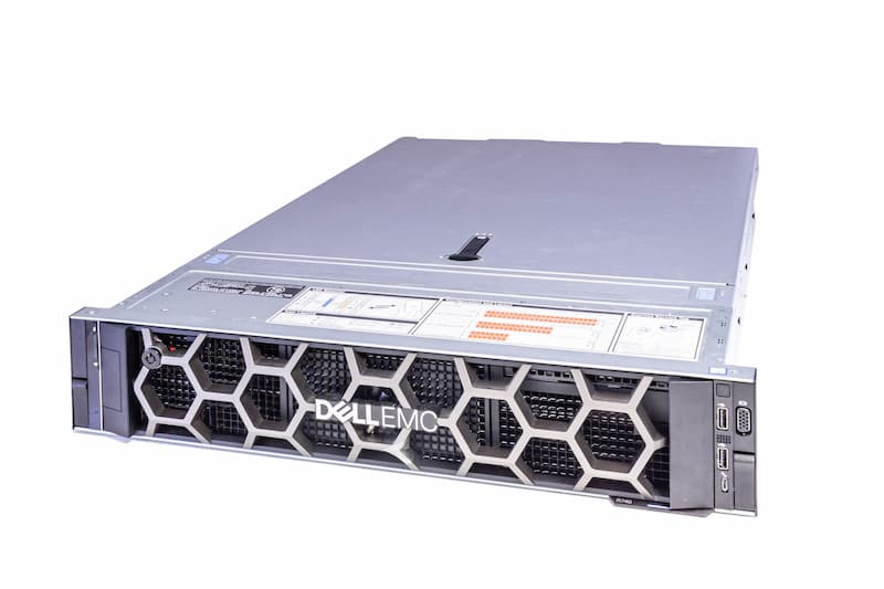 DELL R740, 2x Gold-5118@2.3GHz, 12-Core, 64GB PC4-2666V (2x32), no_BP, 7xPCi-x16,2x16G_IDSDM,2x1110W