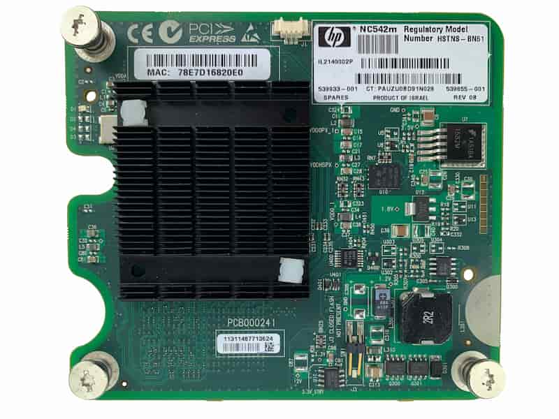HP NIC NC542M 10GB Dual Port Mezzanine Card, Netzwerkkarte