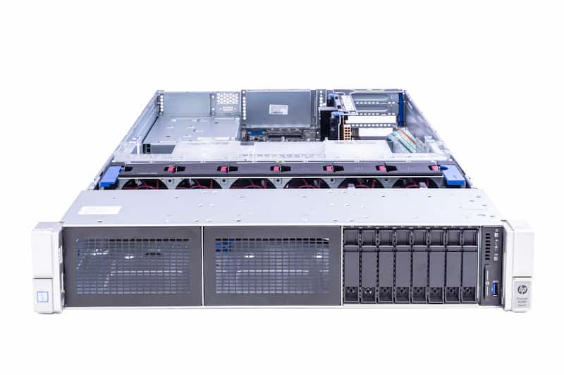 HPE ProLiant DL380 Gen9 Rack Server 2x E5-2620v4 2.1GHz, 32GB RAM, 8x SFF und 2x 480GB SSD, P440ar/2GB RAID, 2x 500W PSU