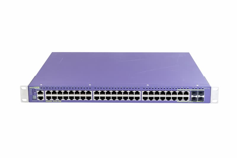 Extreme Networks Switch Summit X440-48p, 48x 1GbE POE+ (max. 360W), 4x SFP shared, stackable