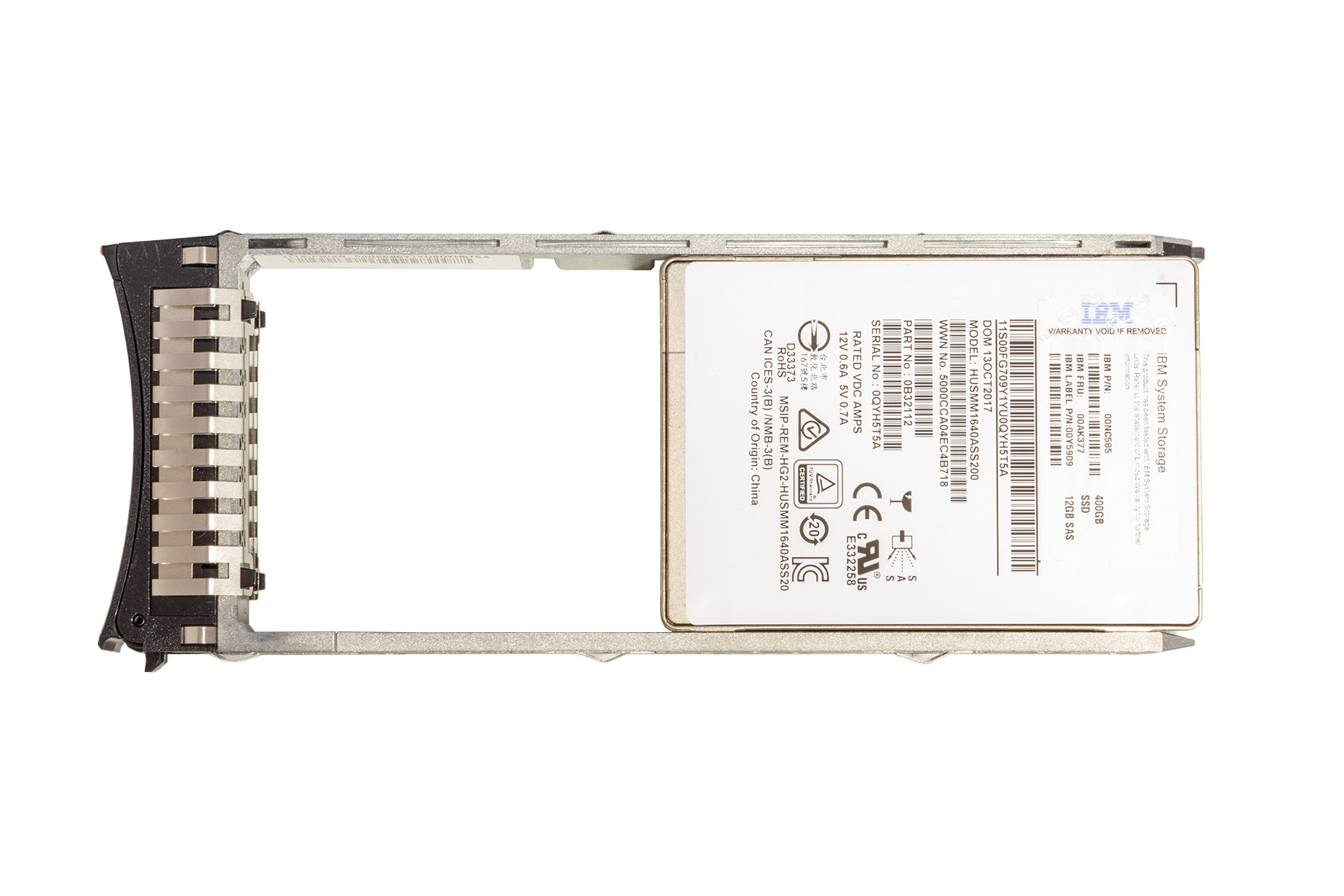 IBM SSD 400GB 12G SAS 2.5" Festplatte für Storwize V3700