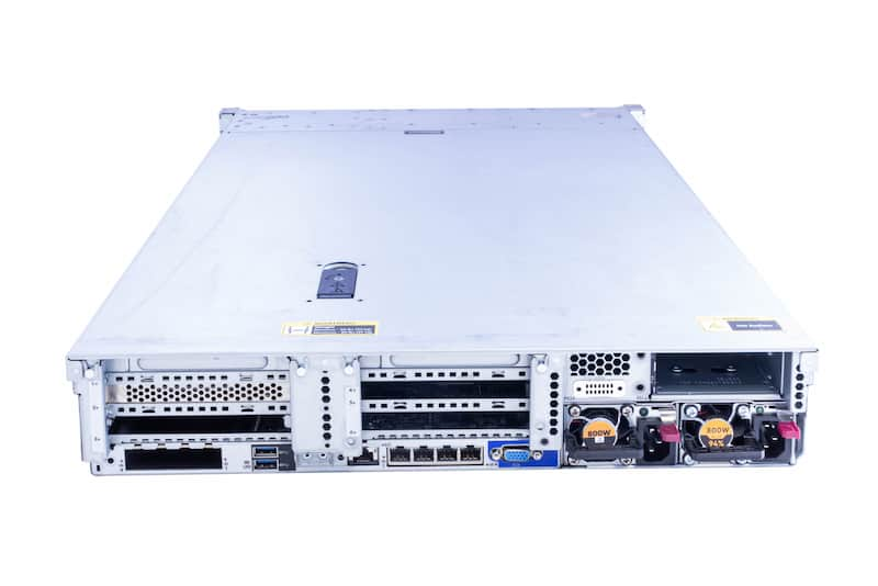 HPE DL380 Gen9, back