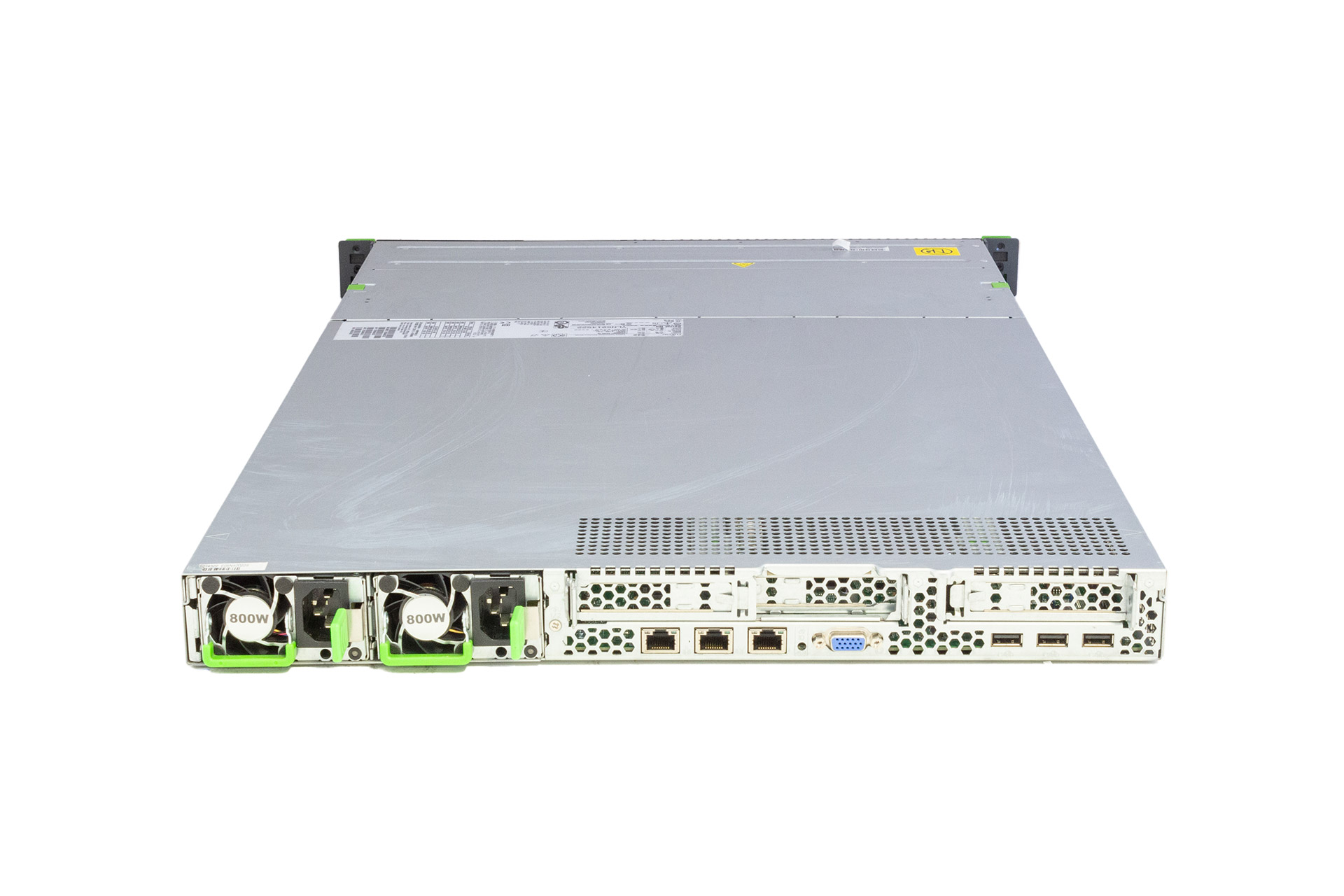 FUJITSU RX200 S8, 2x E5-2630Lv2 2.40GHz, 6-Core, 48GB PC3-12800R (6x8), 6xSFF, D2607, 2x800W