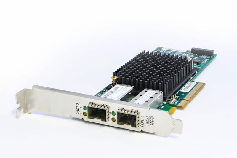 HP NIC NC552SFP 10GbE PCI-E x8 DP (614201-001)