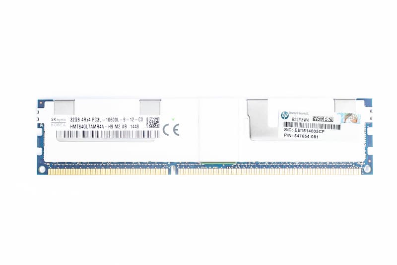 HP RAM 32GB 4Rx4 PC3L-10600L-9 Kit - 664693-001