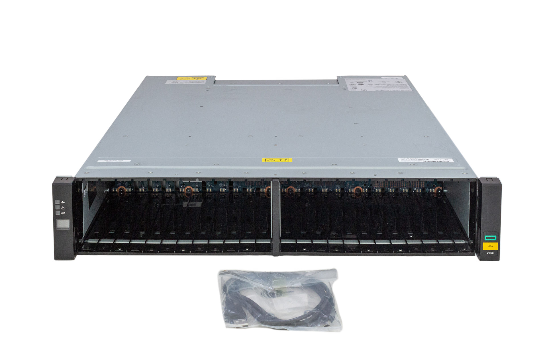 HPE MSA 2060 Storage System, 24xSFF, 2x 4P-10GbE-SFP-iSCSI Controller (P12949-001), 2x 580W