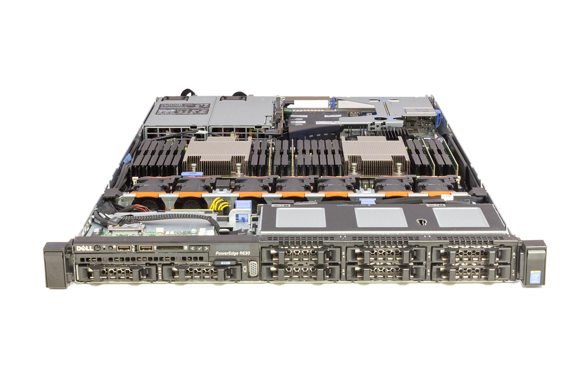 Dell PowerEdge R630 Rack-Server, 2x E5-2620v3@2.40GHz, 6-Core, PC4-2133P (4x8), 8x SFF, H730 Mini, 2x 750W PSU