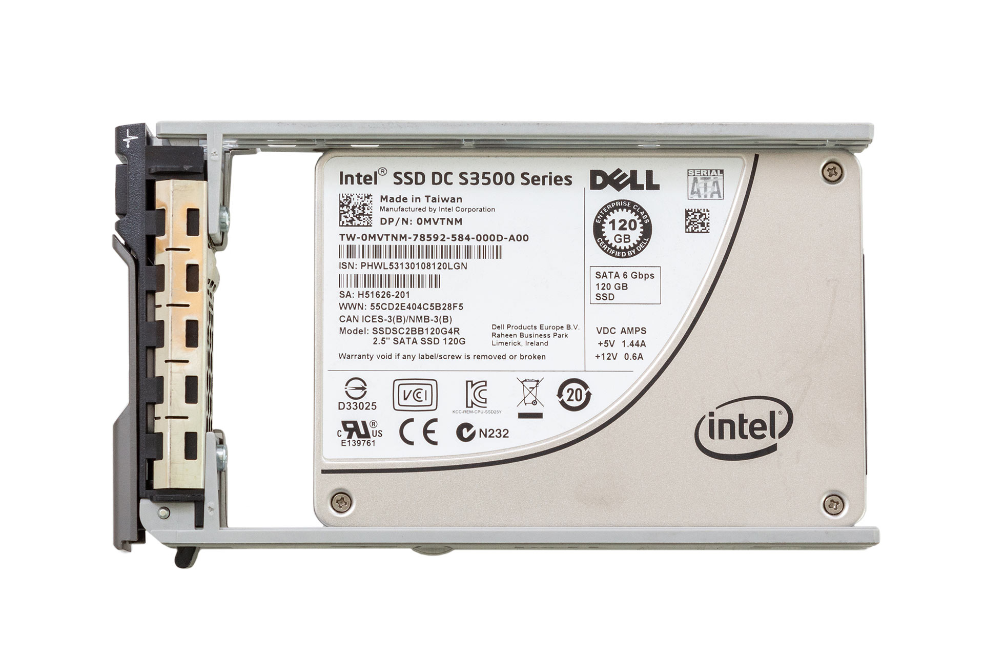 Dell SSD 120GB 6G SATA 2.5 zoll mit Rahmen 0NTPP3