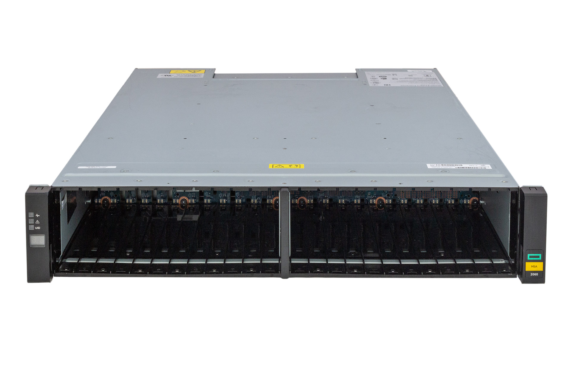 HPE MSA 2060 Storage System, 24xSFF, 2x 4P-10GbE-SFP-iSCSI Controller (P12949-001), 2x 580W