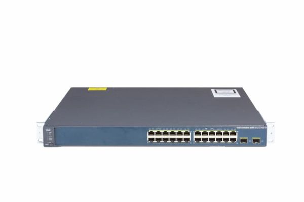 Cisco Switch Catalyst WS-C3560V2-24PS-E, 24x 10/100 RJ45 PoE (370W), 2x GbE SFP
