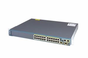 Cisco Switch Catalyst 2960-S Series, 24x 1GbE RJ45 PoE (370W), 2x 1GbE SFP, 2x 10GbE stack