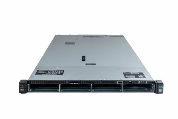HPE DL360 Gen10, 1x Silver 4112 2.60GHz, 4-Core, noRAM, 4x LFF, P408i/2GB/Batt., 2x 500W