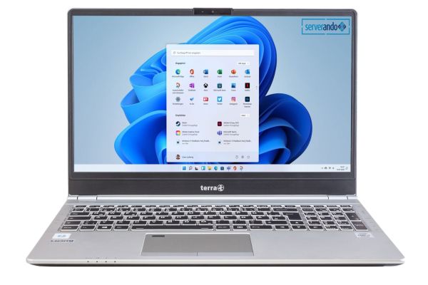 Terra Notebook Mobile 1550 15.6 Zoll, i7-10510U 1.8GHz, 4-Core, 16GB PC4, 512GB SSD NVMe, Webcam, Win11Pro