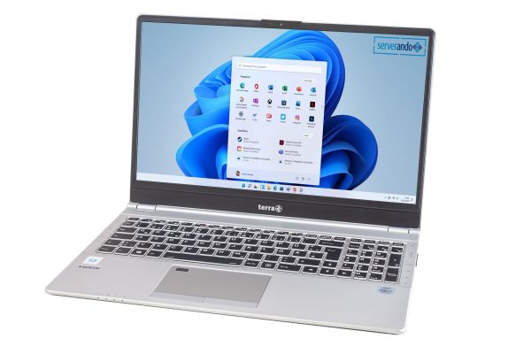 Terra Notebook Mobile 1550 15.6 Zoll, i7-10510U 1.8GHz, 4-Core, 16GB PC4, 512GB SSD NVMe, Webcam, Win11Pro