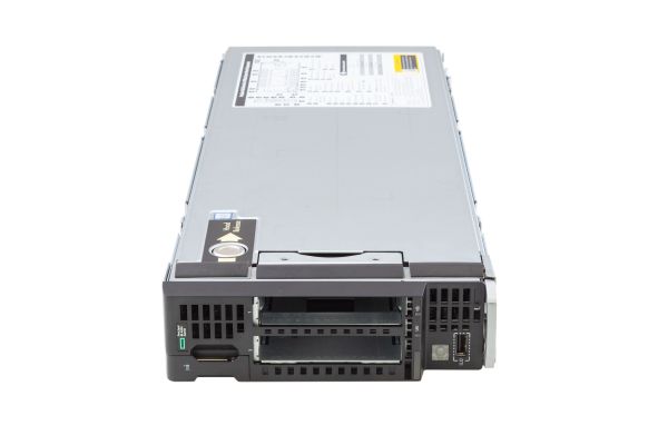 HPE BL460c Gen10 Server Blade CTO, 2xSFF, 2x Heatsink, incl. P204i-b/Batterie, front