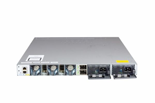 Cisco Switch Catalyst WS-C3850X-48P, 48x GbE RJ45 PoE (435W), 4x10GbE stack, 2x 715W, Port-Side-In