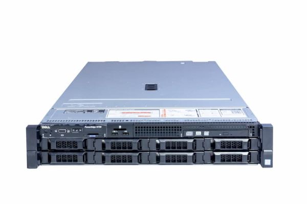 DELL R730, 2x E5-2667v4 3.2GHz, 8-Core, noRAM, noRAID, 8xLFF SATA, DVD-RW, 2x750W