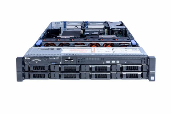 DELL R730, 2x E5-2667v4 3.2GHz, 8-Core, noRAM, noRAID, 8xLFF SATA, DVD-RW, 2x750W