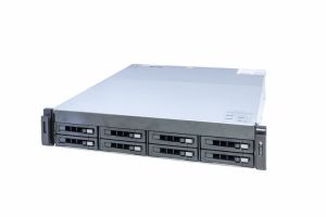 QNAP NAS Server, 1x E5-1240v3 3.40GHz, 4-C, 32GB RAM, 8xLFF, 4xGbE, 2x10GbE, 2x450W, incl. Rails