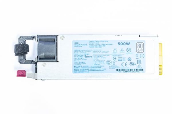 720478-B21, HP PSU 500W Flex Slot Platinum for DL360 Gen9