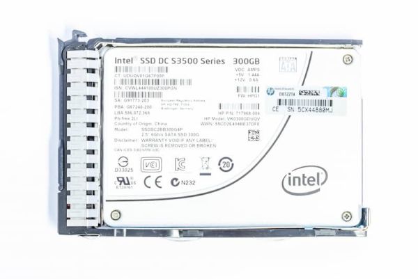 HP SSD 300GB 6G SATA 2.5"; VE SC