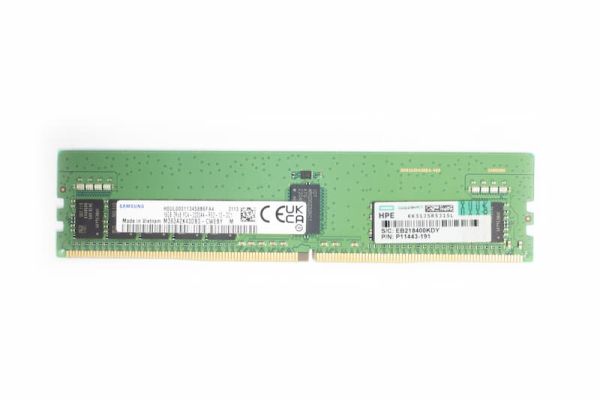 HPE RAM 16GB 2Rx8 PC4-3200AA, P11443-191