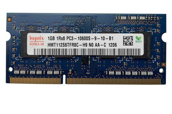 Elpida RAM 2GB 1Rx8 PC3-12800S SODIMM, DDR3 BJ20UF8BDU0-GN-F Arbeitsspeicher für Laptop