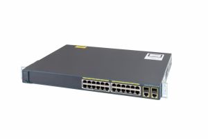 Cisco SWITCH WS-C2960-24PC-L, 24x 10/100Mbit PoE (15W p. port), 2x 1GbE, 2x 1GbE SFP