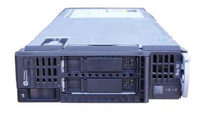 HP ProLiant BL460c Gen8 v2 Blade Server, 2x E5-2670v2@2.50GHz, 10-Core, 8GB PC3-10600R, 2xSFF, P220i