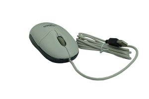 Fujitsu kabelgebundene optische Maus, weiß