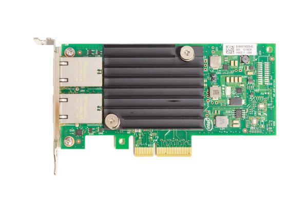 X550-T2 INTEL NIC X550-T2 10GB 2xRJ45 PCI-E DP LP, front