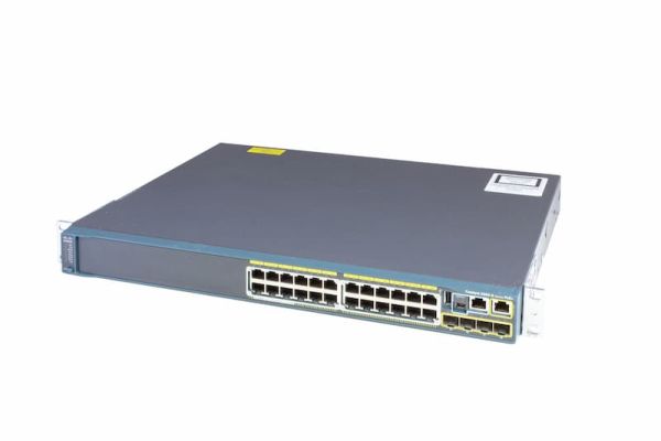 Cisco Switch Catalyst 2960-S Series, 24x 1GbE RJ45 PoE (370W), 4x 1GbE SFP