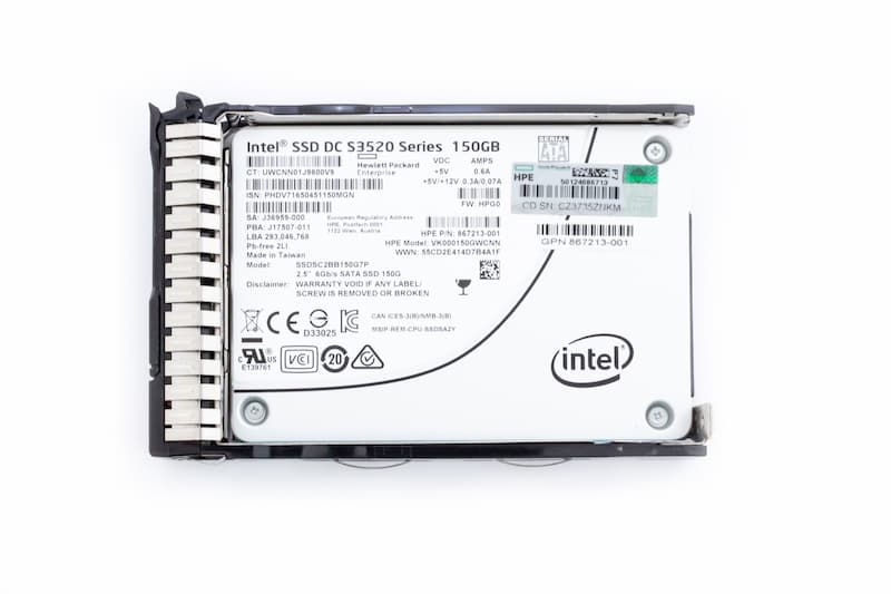 HPE SSD 150GB 6G SATA 2.5" SC RI DS