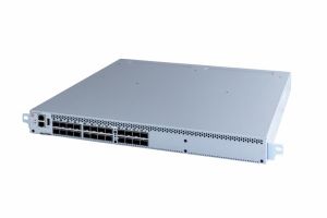 Brocade SAN Switch 6505, 24-port SFP+ 16G, managed, 12 ports active, airflow port-side-out, 2x 150W